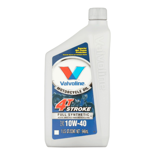 VALVOLINE 10W-40 4T STROKE FULL SINTETICO PARA MOTOCICLETAS