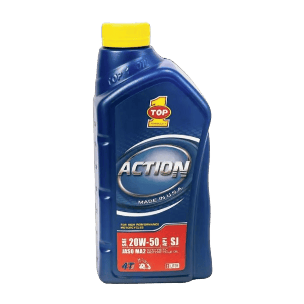 ACEITE MOTOR 20W-50 JASO MA2 TOP 1 QT. SEMISINTETICO PARA GASOLINA