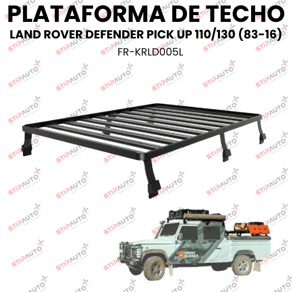 PLATAFORMA DE TECHO LAND ROVER DEFENDER PICK UP 110_130 (83-16) FR-KRLD005L