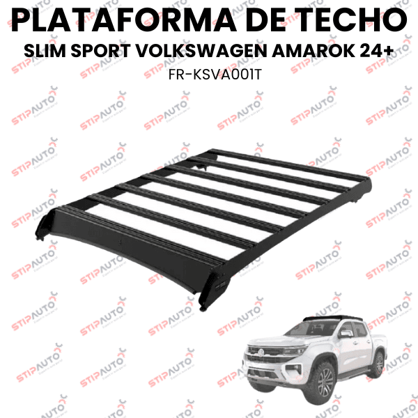 PLATAFORMA DE TECHO SLIM SPORT VOLKSWAGEN AMAROK 24+ FR-KSVA001T